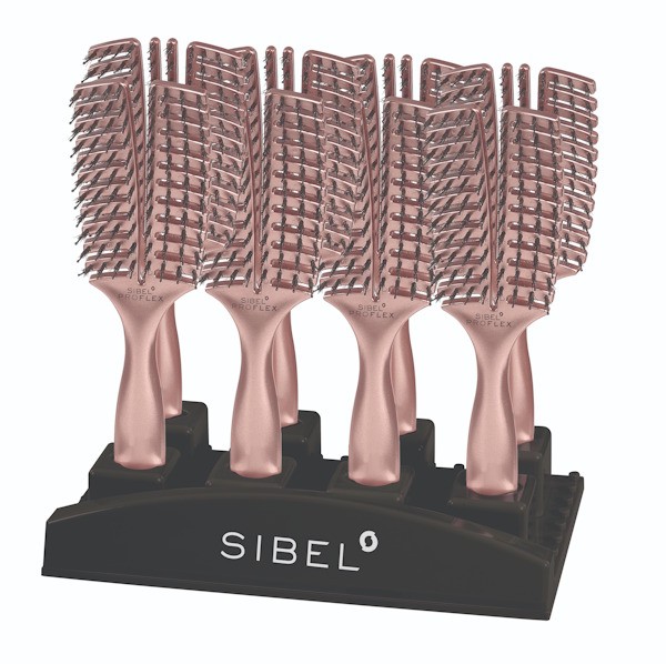 Belüftete Bürste Proflex rose Display 4x L & 4x S