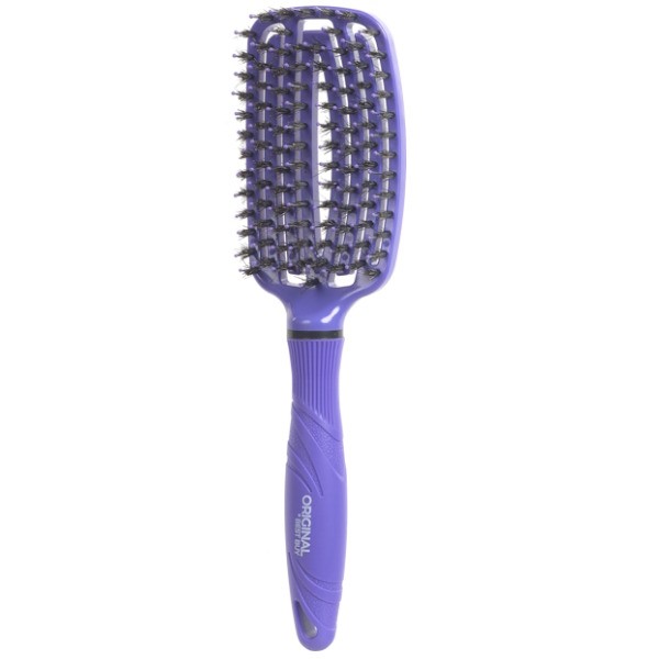 Vented Brush Boar Bristles violett 1Stk.