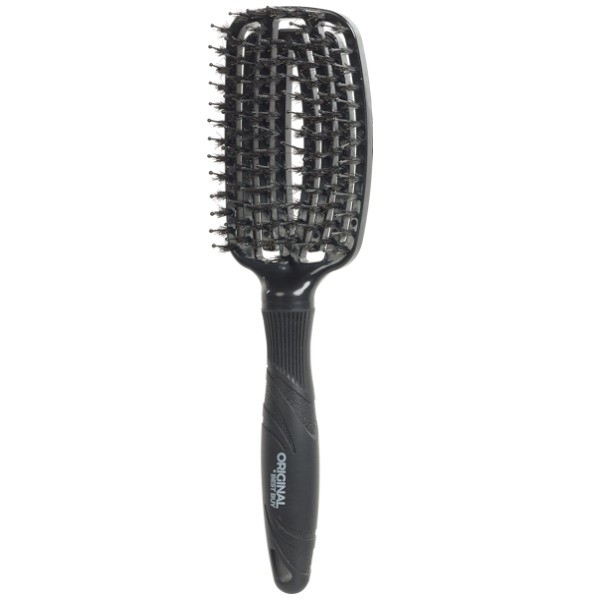 Vented Brush Boar Bristles schwarz 1Stk.