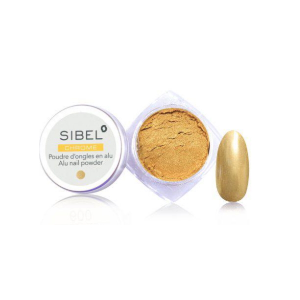 Chrome Aluminium Powder - Gold - 1 g Nail-Dekoration- Décoration d‘ongles- Decorazione p