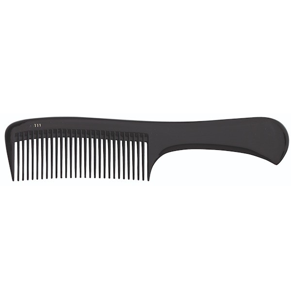 Schneidekamm Delrin 111 Schwarz 21,8cm