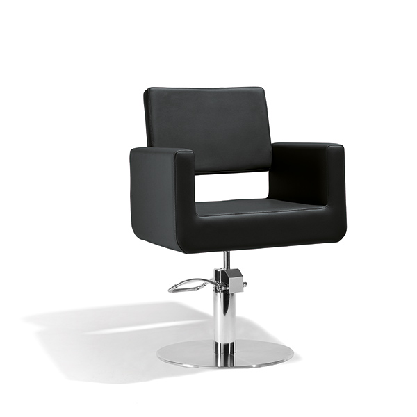  Frisierstuhl Felicitas w/ Round Base Schwarz