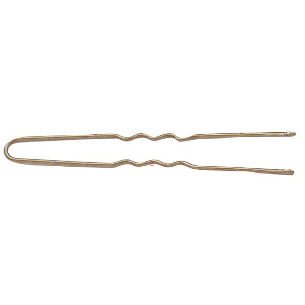  Gewellte Haarklemmen  Braun 50mm Karton 500gr