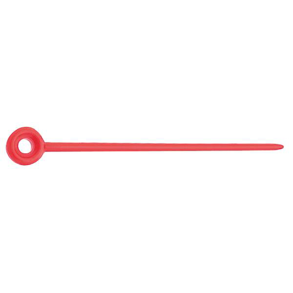 Lockenwickler-Nadeln Kunststoff Rot 100Stk