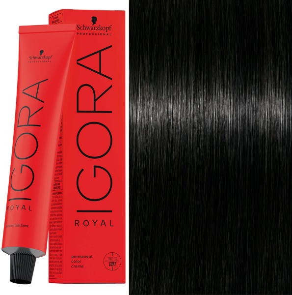 Igora Royal 1-0 Schwarz 60ml